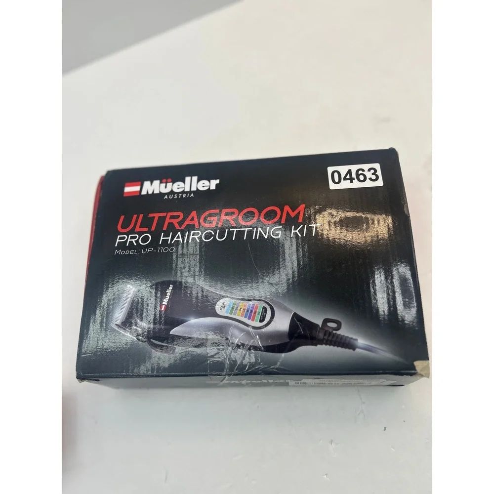 Mueller UltraGroom Pro Haircutting Kit Unisex Black